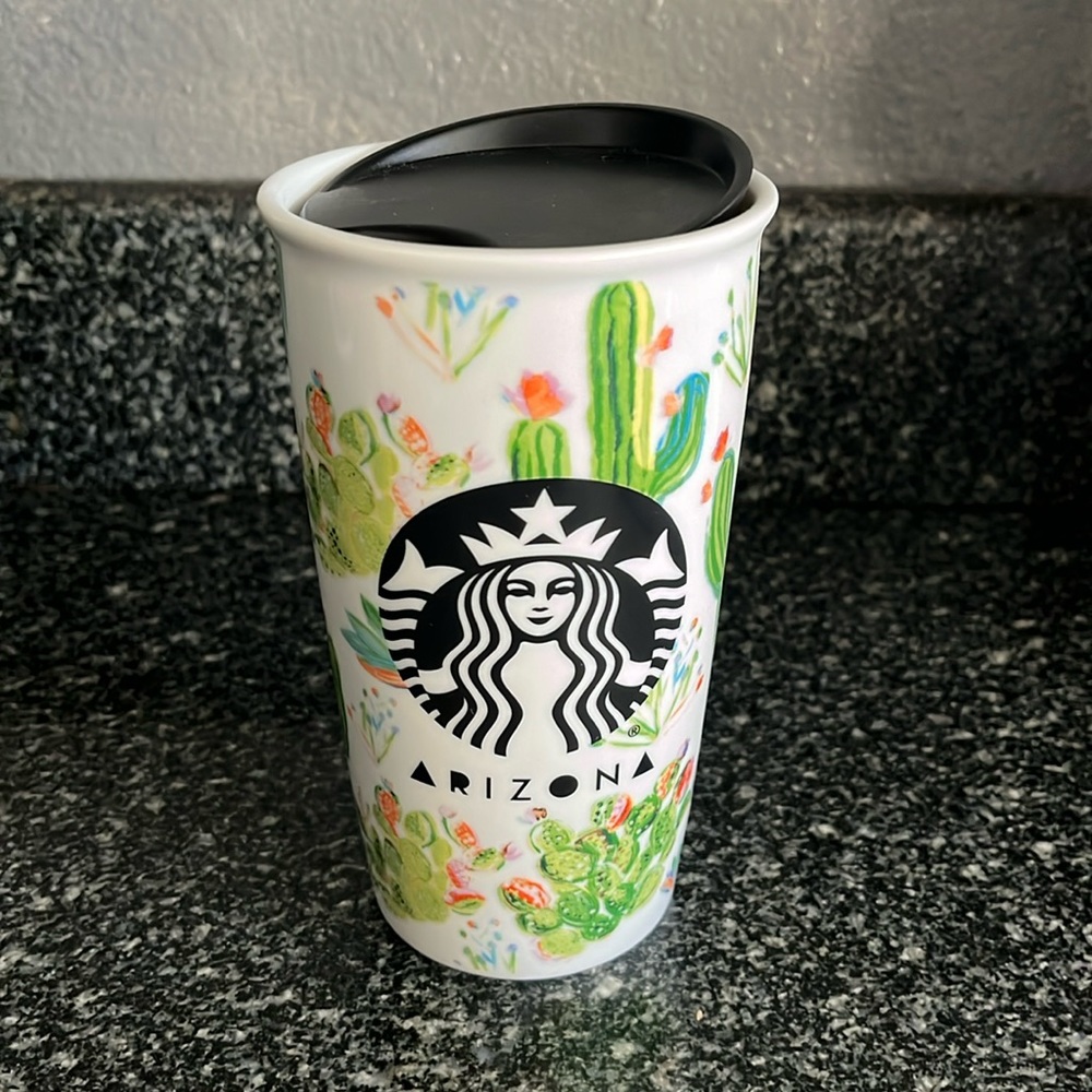 Starbucks Arizona Cactus Tumbler with lid